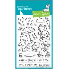Lawn Fawn Clear Stamps 4X6 - Beary Rainy Day