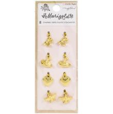 Maggie Holmes Charm Embellishments 8/Pkg - Marigold