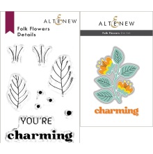 Altenew Stamp & Die Bundle - Folk Flowers
