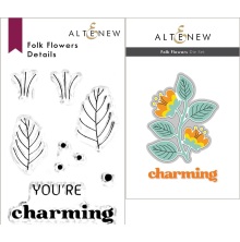 Altenew Stamp &amp; Die Bundle - Folk Flowers