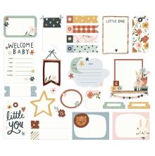 Simple Stories Bits &amp; Pieces Die-Cuts 25/Pkg - Boho Baby Journal