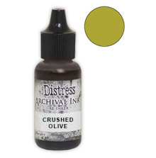 Tim Holtz Distress Archival Reinker 14ml - Crushed Olive