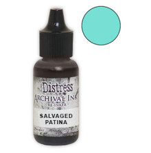 Tim Holtz Distress Archival Reinker 14ml - Salvaged Patina