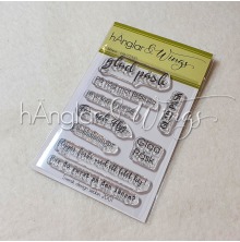 hnglar &amp; Wings Clear Stamps - Psktext A7