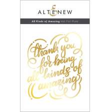 Altenew Hot Foil Plate - All Kinds Of Amazing