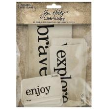 Tim Holtz Idea-Ology Double-Sided Flashcards 45/Pkg