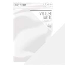 Tonic Studios Craft Perfect A4 Vellum Paper - Vintage White 9996E