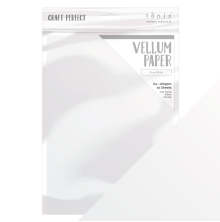 Tonic Studios Craft Perfect A4 Vellum Paper - Pure White 9997E