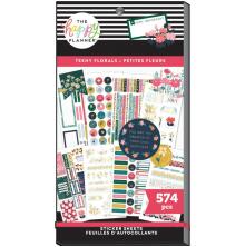 Me & My Big Ideas Happy Planner Stickers Value Pack - Teeny Florals 574
