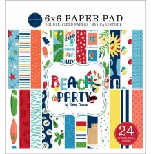 Carta Bella Double-Sided Paper Pad 6X6 - Beach Party