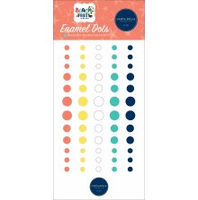 Carta Bella Adhesive Enamel Dots 60/Pkg - Beach Party