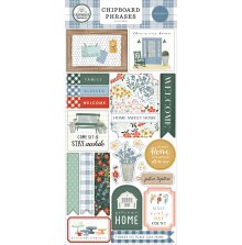 Carta Bella Chipboard Phrases 6X13 - Farmhouse Summer