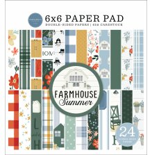 Carta Bella Double-Sided Paper Pad 6X6 - Farmhouse Summer