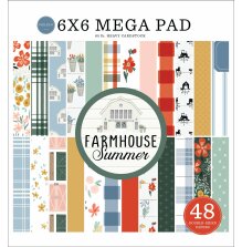 Carta Bella Double-Sided Mega Paper Pad 6X6 - Farmhouse Summer