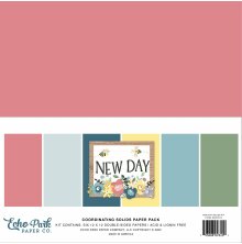 Echo Park Solid Cardstock Kit 12X12 - New Day