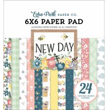 Echo Park Double-Sided Paper Pad 6X6 - New Day