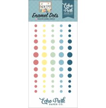 Echo Park Adhesive Enamel Dots 60/Pkg - New Day