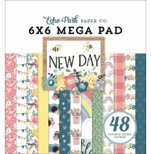 Echo Park Double-Sided Mega Paper Pad 6X6 - New Day