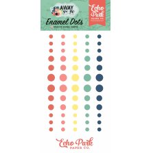 Echo Park Adhesive Enamel Dots 60/Pkg -  Away We Go