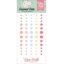 Echo Park Adhesive Enamel Dots 60/Pkg - Our Little Princess