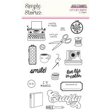 Simple Stories Clear Stamps - Lets Get Crafty