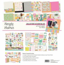 Simple Stories Collectors Essential Kit 12X12 - Lets Get Crafty