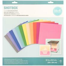 We R Memory Keepers ShotBox Background 12/Sheets - Color