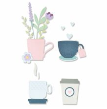 Sizzix Thinlits Die Set - Tea Cups 665898