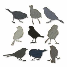 Tim Holtz Sizzix Thinlits Dies - Silhouette Birds