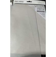 Tonic Studios Craft Perfect A4 Vellum Paper - Pearled Silver 9998E