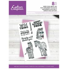 Crafters Companion Clear Acrylic Stamps - Simply Wild About You