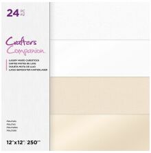 Crafters Companion Luxury Mixed Cardstock 12X12 - Neutrals