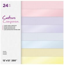 Crafters Companion Luxury Mixed Cardstock 12X12 - Pastels