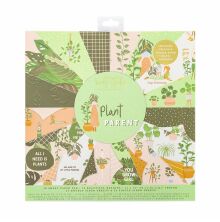 Crafters Companion Violet Studio 12X12 Paper Pack - Plant Parent