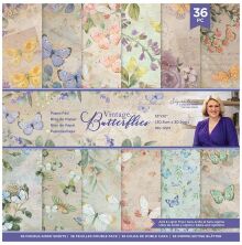 Sara Signature 12X12 Paper Pad - Vintage Butterflies