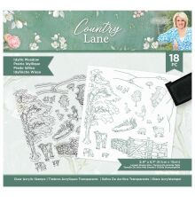 Sara Signature Country Lane Clear Acrylic Stamp - Idyllic Meadow