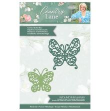 Sara Signature Country Lane Die - Swirled Butterflies