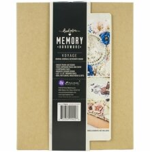 Prima Memory Hardware Chipboard Album 8.5X7X3.25 - Kraft Voyage