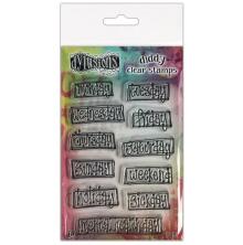 Dylusions Diddy Stamp Set - Ooh, What A Day!