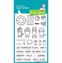 Lawn Fawn Clear Stamps 4X6 - Pool Party LF2854