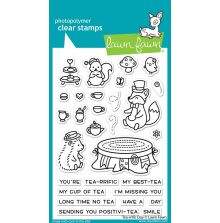 Lawn Fawn Clear Stamps 4X6 - Tea-Rrific Day