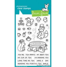 Lawn Fawn Clear Stamps 4X6 - Tea-Rrific Day LF2856