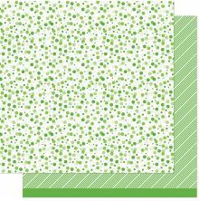 Lawn Fawn All The Dots Paper 12X12 - Kiwi Fizz