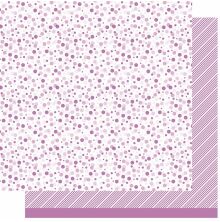 Lawn Fawn All The Dots Paper 12X12 - Grape Fizz