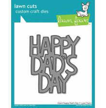 Lawn Fawn Dies - Giant Happy Dad´s Day