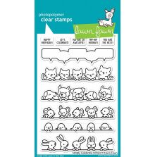 Lawn Fawn Clear Stamps 4X6 - Simply Celebrate Critters LF2860