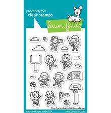 Lawn Fawn Clear Stamps 3X4 - Tiny Sports Friends LF2865