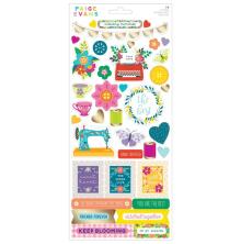 Paige Evans Cardstock Stickers 6X12 - Splendid