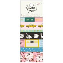 Maggie Holmes Washi Tape 7/Pkg - Round Trip