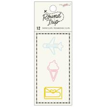 Maggie Holmes Travel Paper Clips 12/Pkg - Round Trip